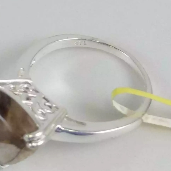 GENUINE JASPER 925 artisan STERLING SILVER RING - Picture 4 of 7